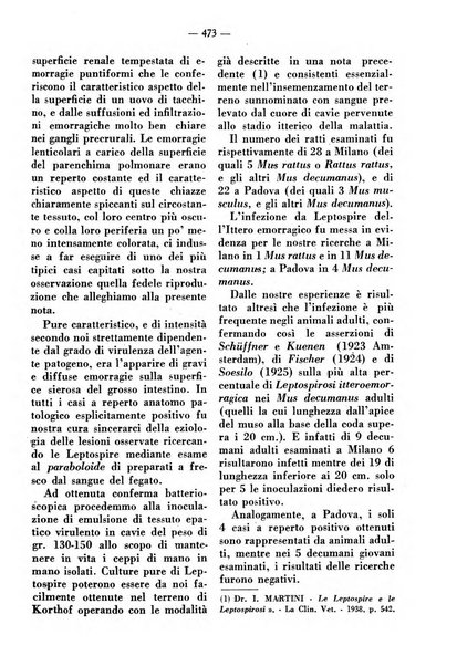 La clinica veterinaria rivista di medicina e chirurgia pratica degli animali domestici