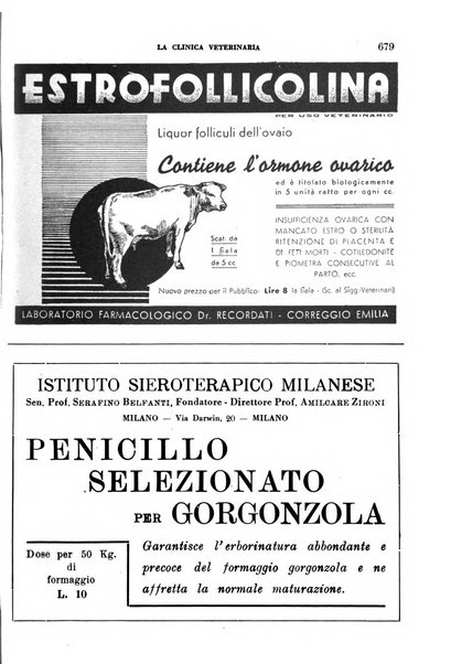 La clinica veterinaria rivista di medicina e chirurgia pratica degli animali domestici