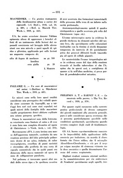 La clinica veterinaria rivista di medicina e chirurgia pratica degli animali domestici