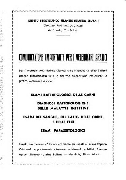 La clinica veterinaria rivista di medicina e chirurgia pratica degli animali domestici