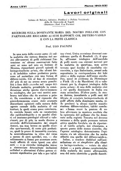 La clinica veterinaria rivista di medicina e chirurgia pratica degli animali domestici