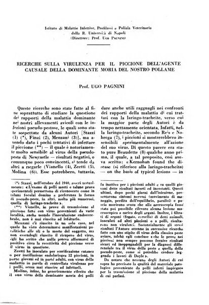 La clinica veterinaria rivista di medicina e chirurgia pratica degli animali domestici