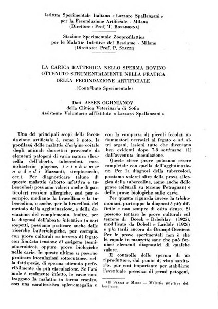 La clinica veterinaria rivista di medicina e chirurgia pratica degli animali domestici