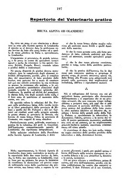 La clinica veterinaria rivista di medicina e chirurgia pratica degli animali domestici