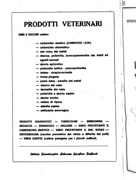 La clinica veterinaria rivista di medicina e chirurgia pratica degli animali domestici