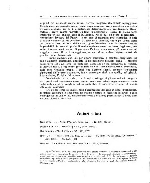 Rivista degli infortuni e delle malattie professionali pubblicazione bimestrale dell'I.N.A.I.L