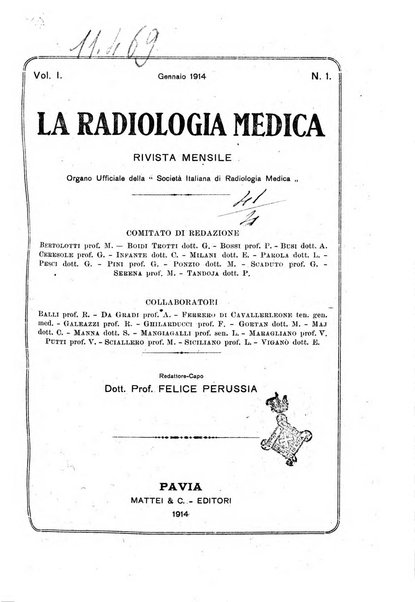 La radiologia medica rivista mensile