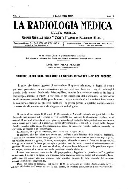 La radiologia medica rivista mensile