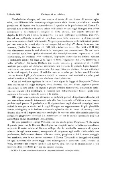 La radiologia medica rivista mensile