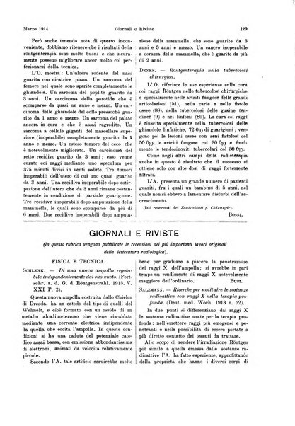 La radiologia medica rivista mensile