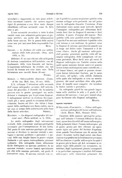 La radiologia medica rivista mensile