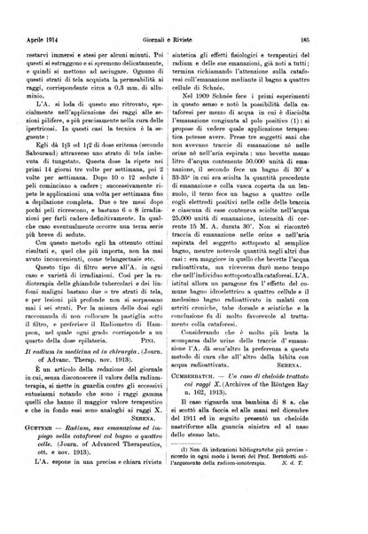 La radiologia medica rivista mensile