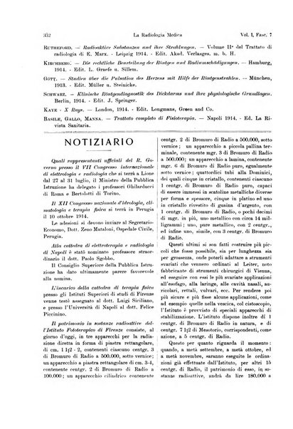 La radiologia medica rivista mensile