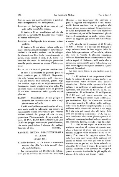 La radiologia medica rivista mensile