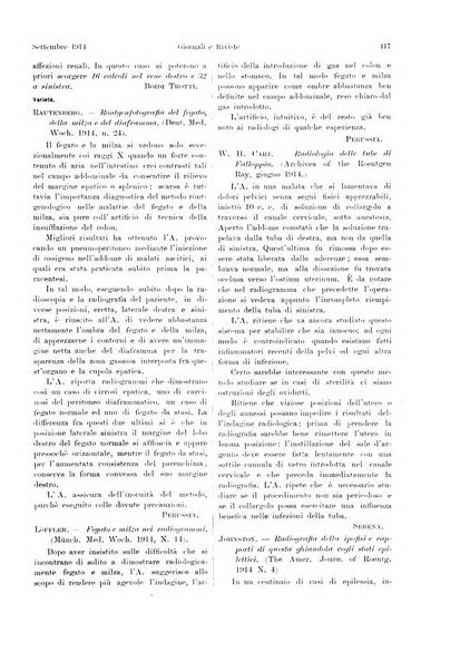 La radiologia medica rivista mensile