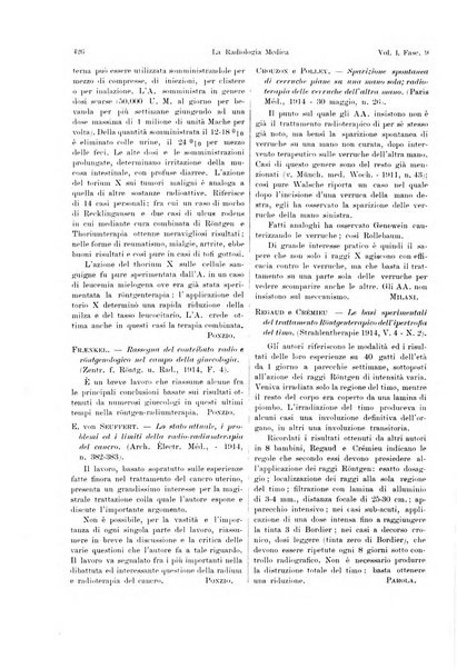 La radiologia medica rivista mensile