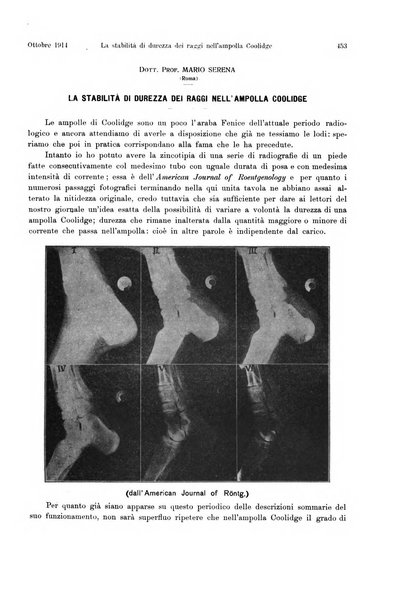 La radiologia medica rivista mensile