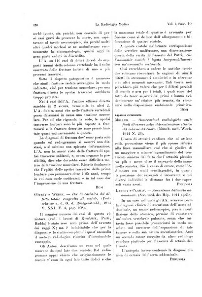 La radiologia medica rivista mensile