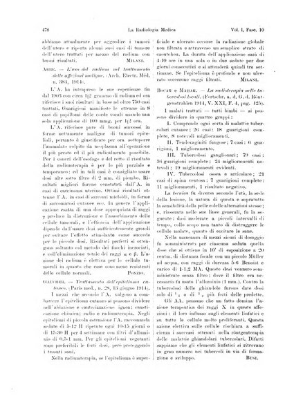 La radiologia medica rivista mensile