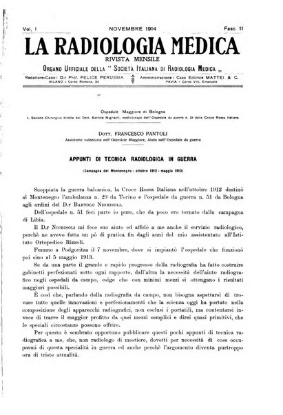 La radiologia medica rivista mensile