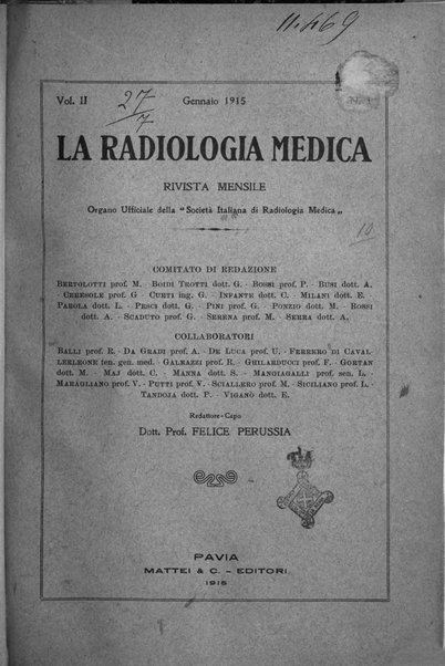 La radiologia medica rivista mensile