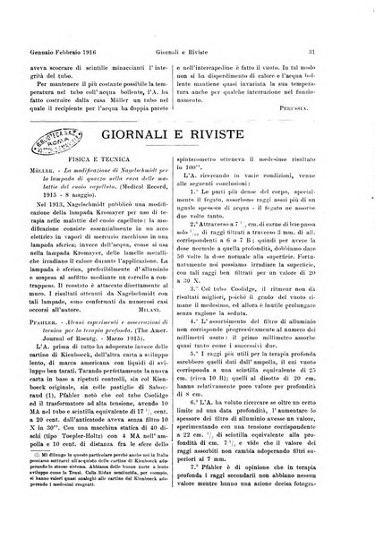 La radiologia medica rivista mensile