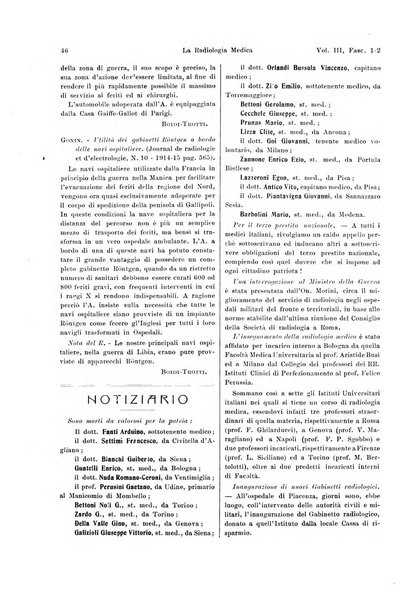 La radiologia medica rivista mensile