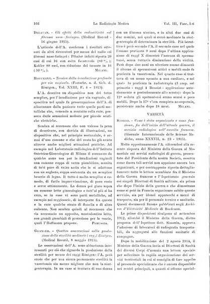 La radiologia medica rivista mensile