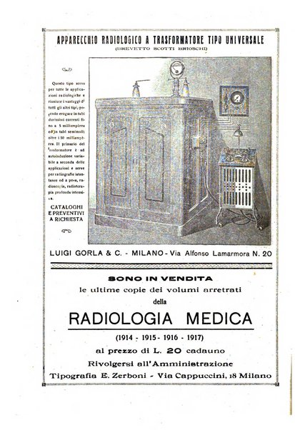 La radiologia medica rivista mensile