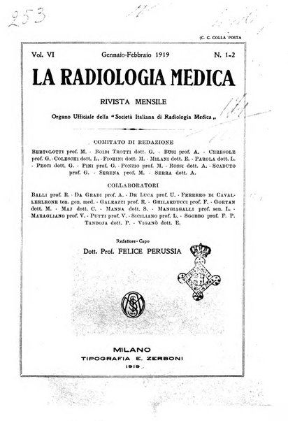 La radiologia medica rivista mensile