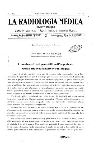 La radiologia medica rivista mensile