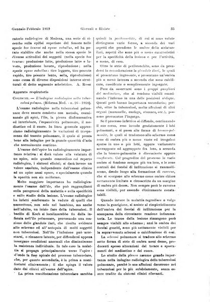 La radiologia medica rivista mensile