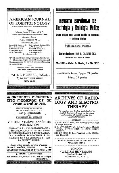 La radiologia medica rivista mensile