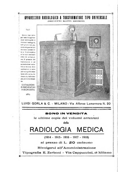 La radiologia medica rivista mensile