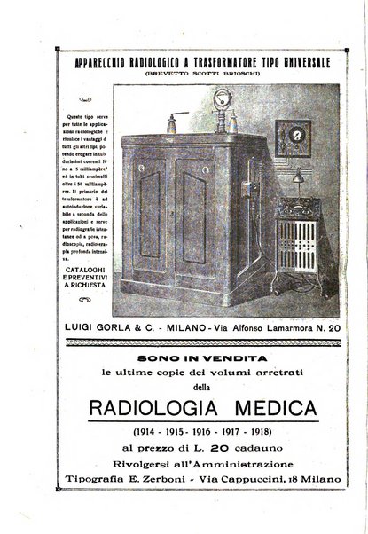 La radiologia medica rivista mensile