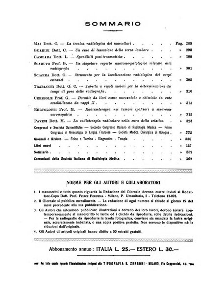 La radiologia medica rivista mensile