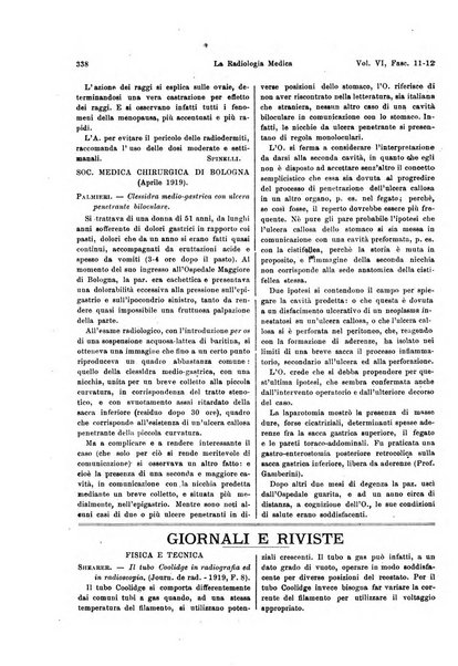 La radiologia medica rivista mensile