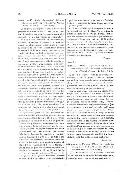 La radiologia medica rivista mensile