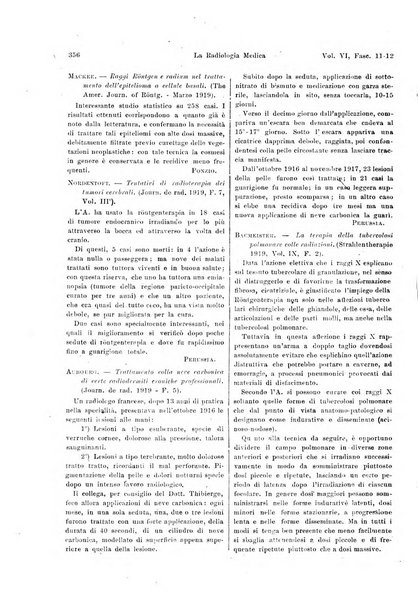 La radiologia medica rivista mensile