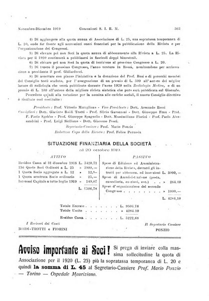 La radiologia medica rivista mensile