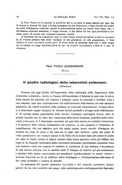 La radiologia medica rivista mensile