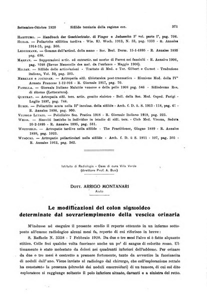 La radiologia medica rivista mensile