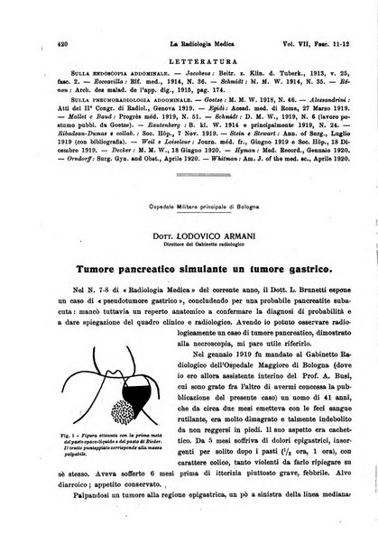 La radiologia medica rivista mensile