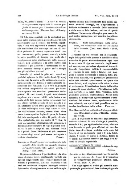 La radiologia medica rivista mensile