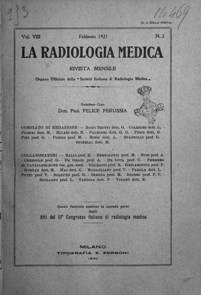 La radiologia medica rivista mensile