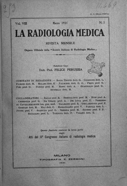 La radiologia medica rivista mensile