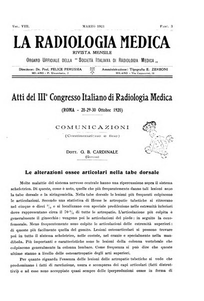 La radiologia medica rivista mensile