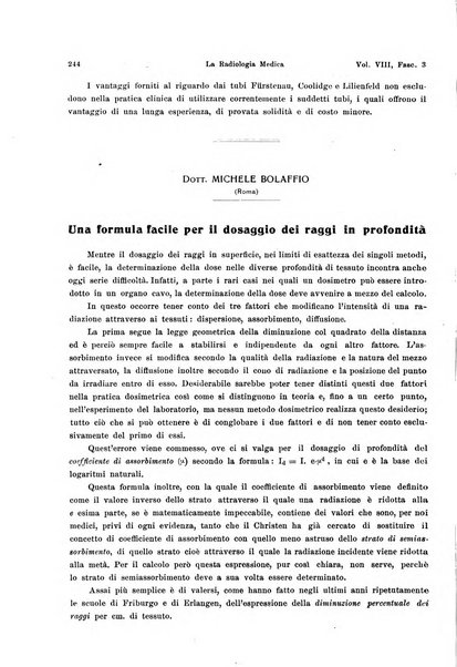 La radiologia medica rivista mensile