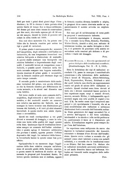 La radiologia medica rivista mensile