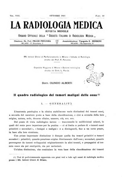 La radiologia medica rivista mensile